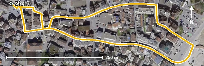 Luftbild Dorfrundweg Einsiedeln