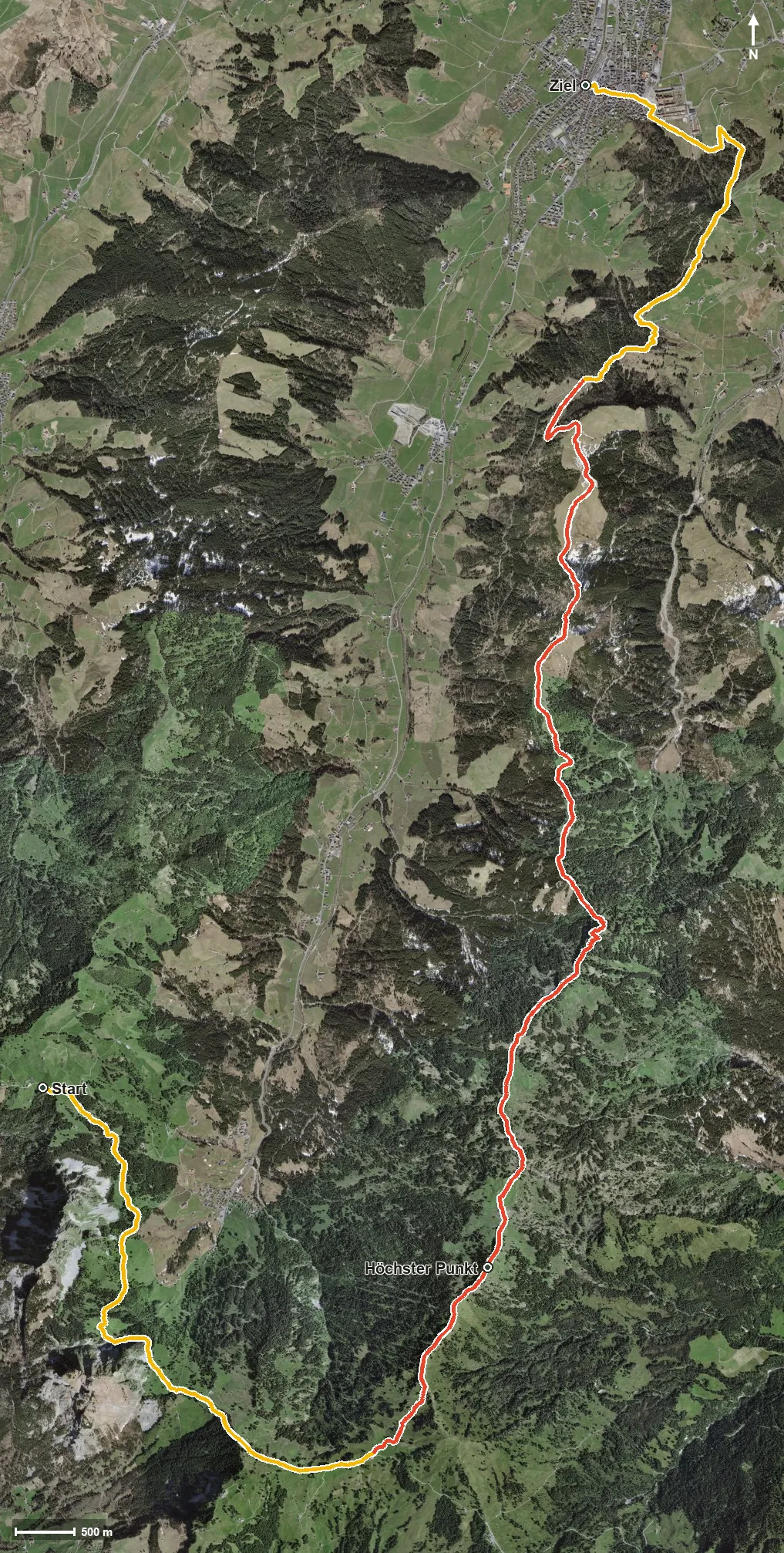 Luftbild Schwyzer Höhenweg Etappe 5: Holzegg – Einsiedeln