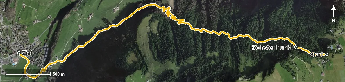 Luftbild Etappe: Stoos - Morschach | Schwyzer Tal- &amp; Gipfeltour
