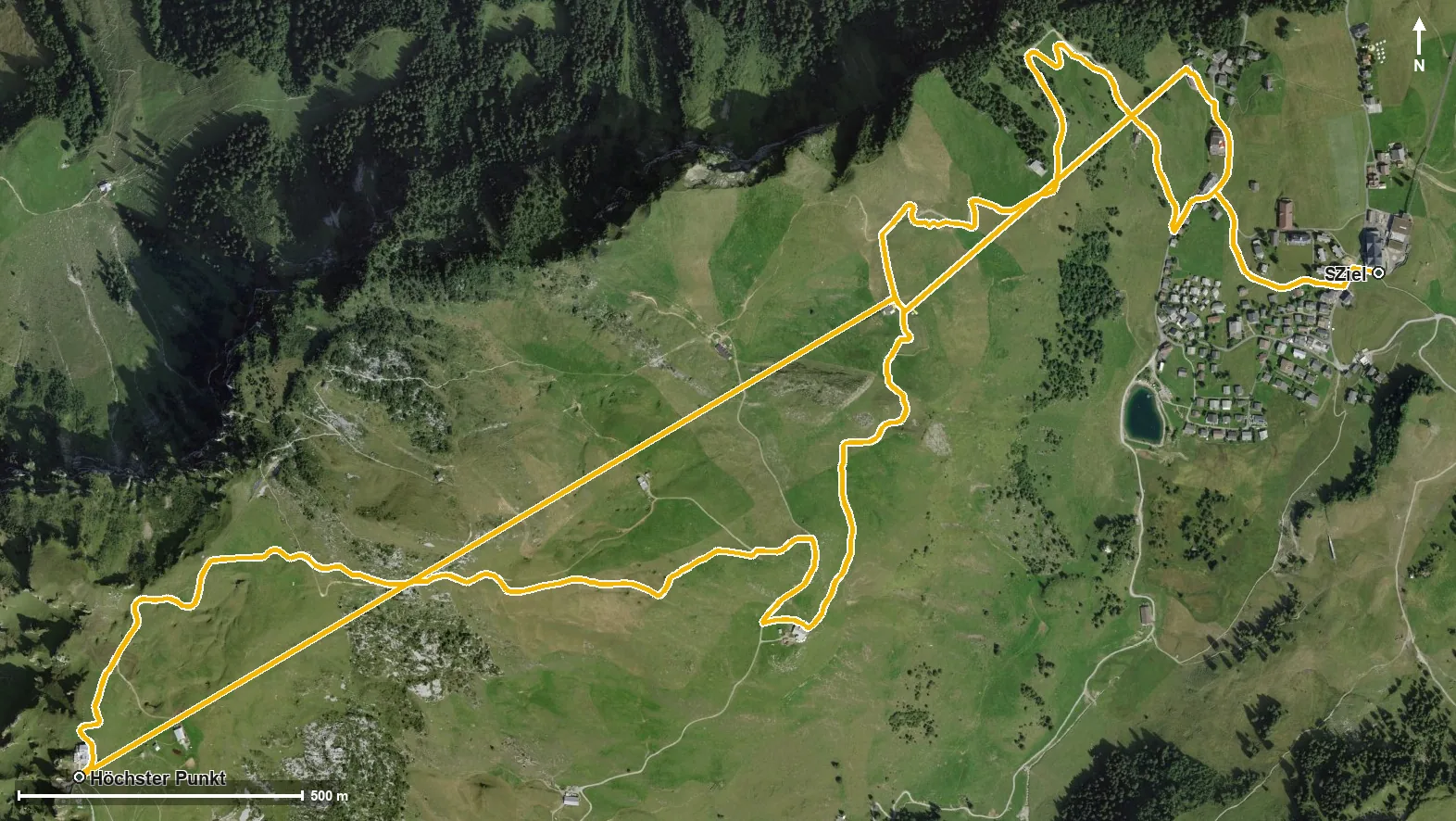 Luftbild Fronalpstock-Wanderung