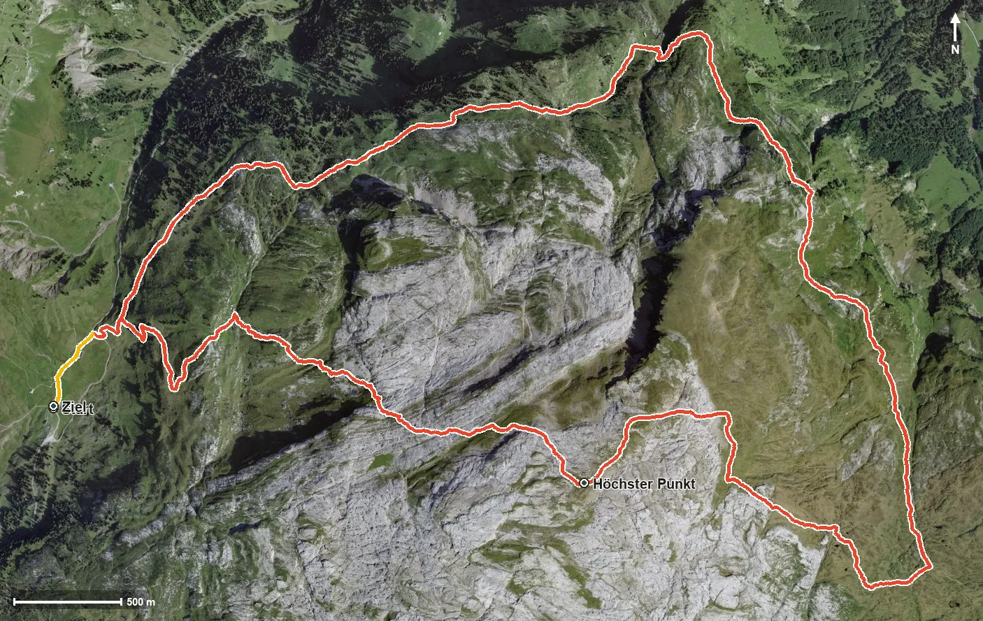Luftbild Karstspur Silberen