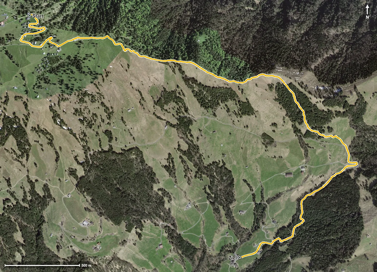 Luftbild Rund um die Gersaueralpen