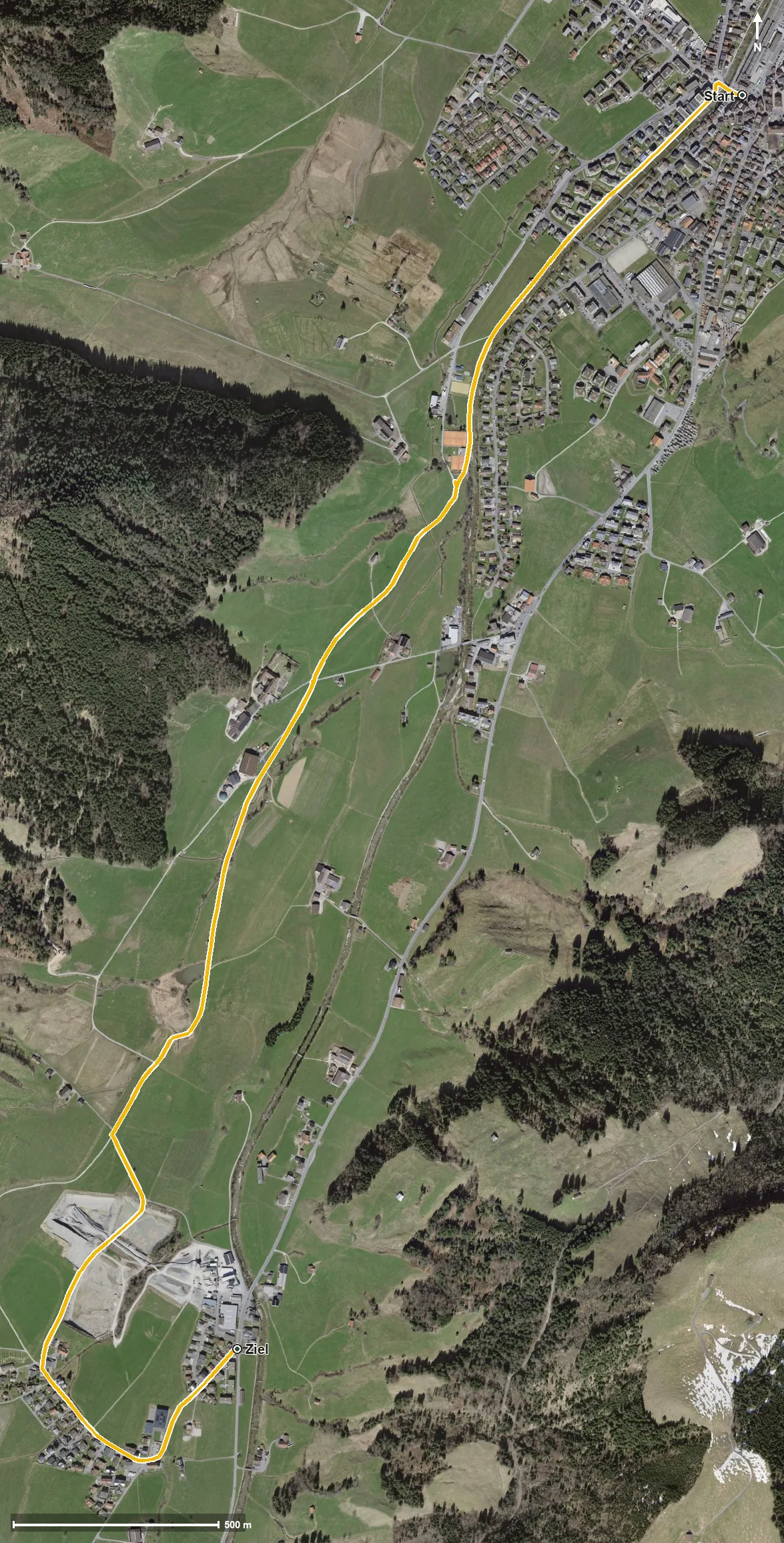 Luftbild Einsiedeln-Trachslau