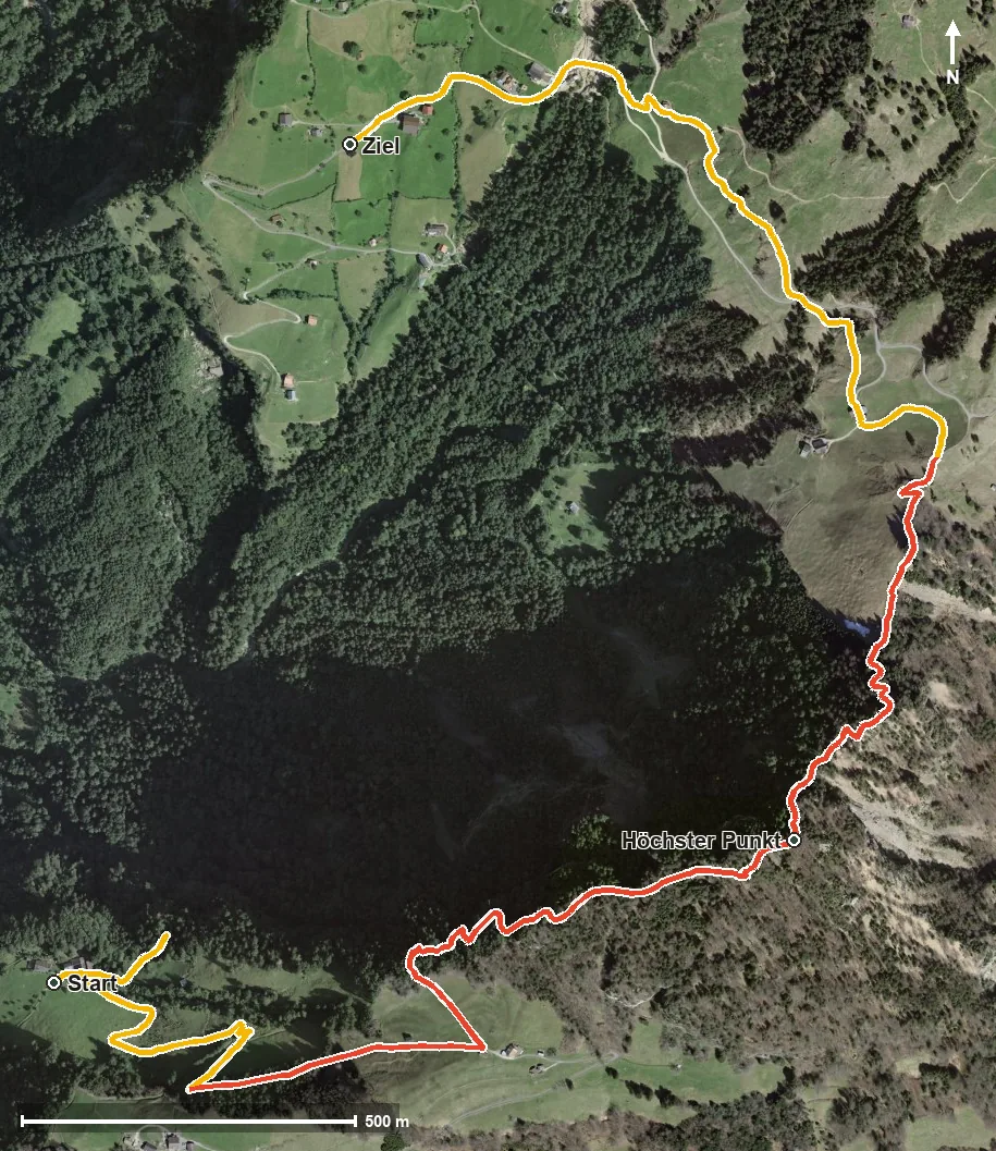 Luftbild Vitznauer/Gersauerstock (Wissiflue nach Hinterbergen)