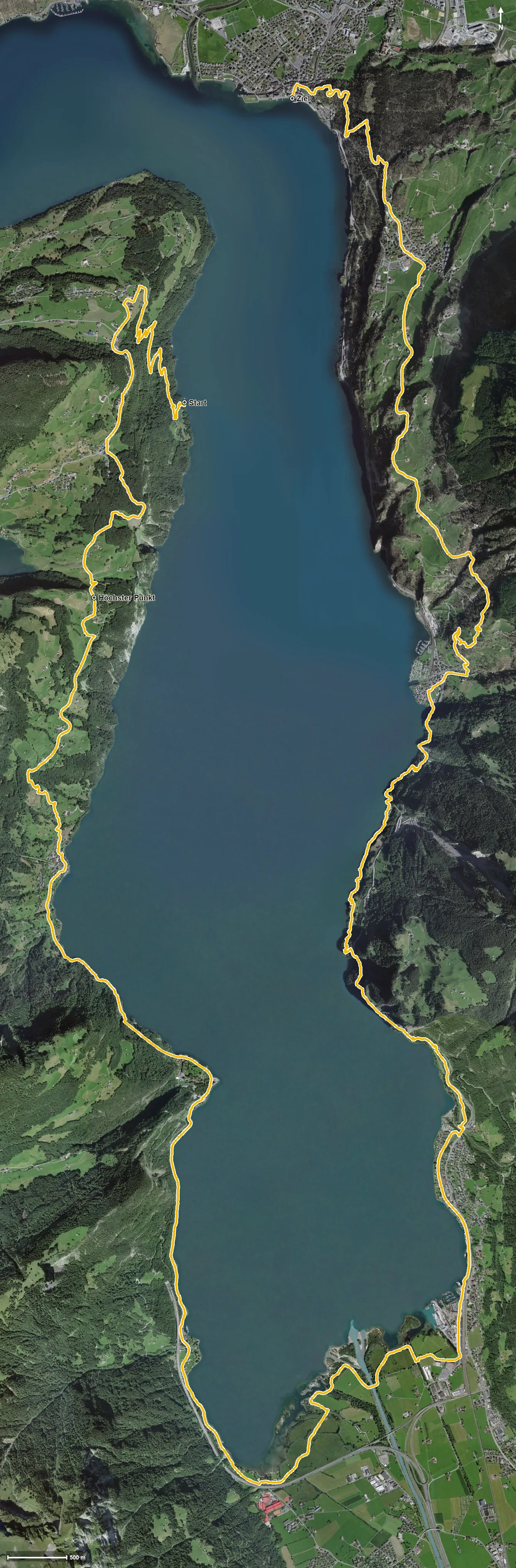 Luftbild Weg der Schweiz